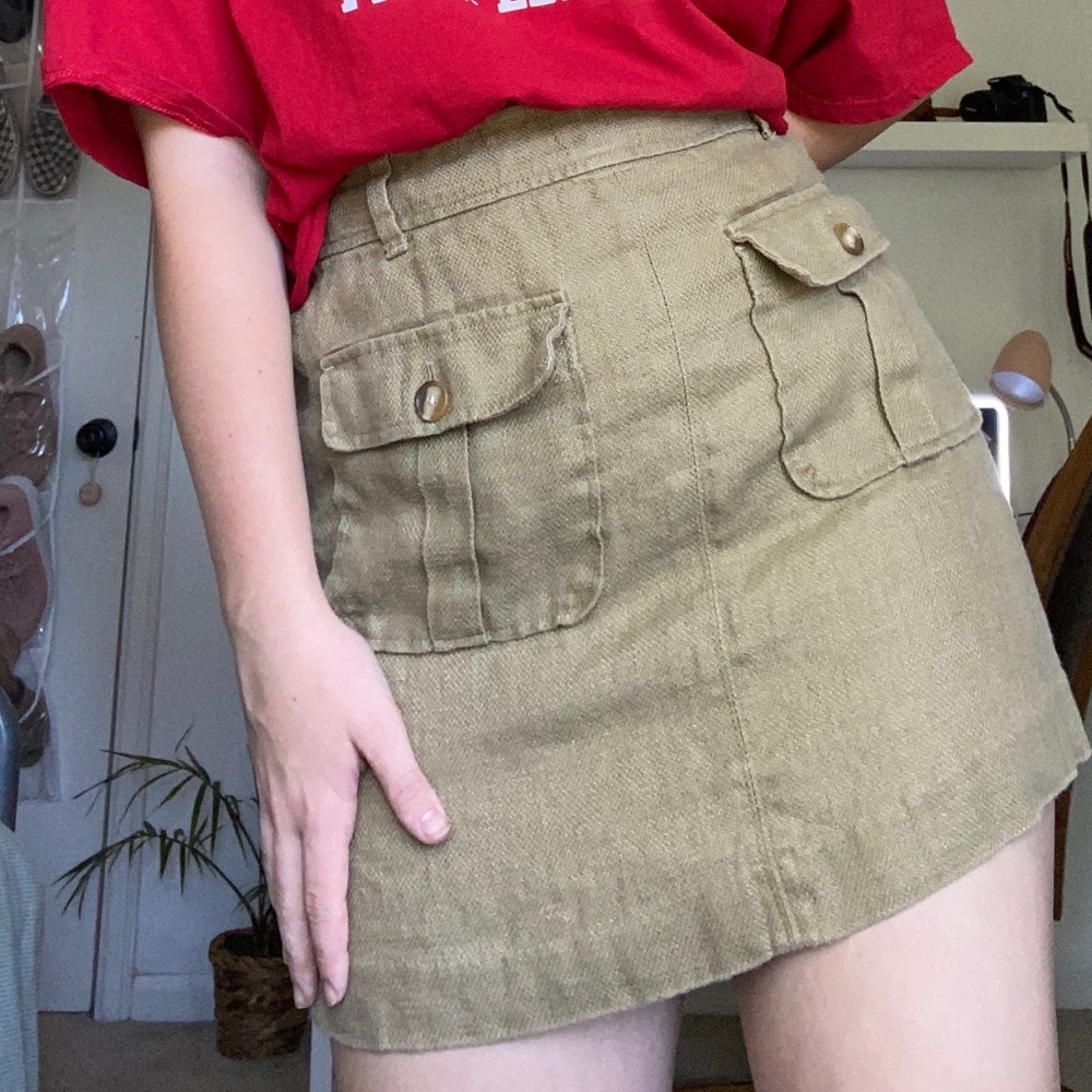 vintage pocket skirt